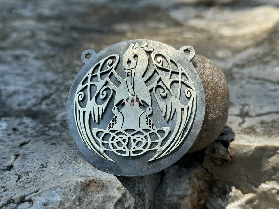 Knotwork Pelican