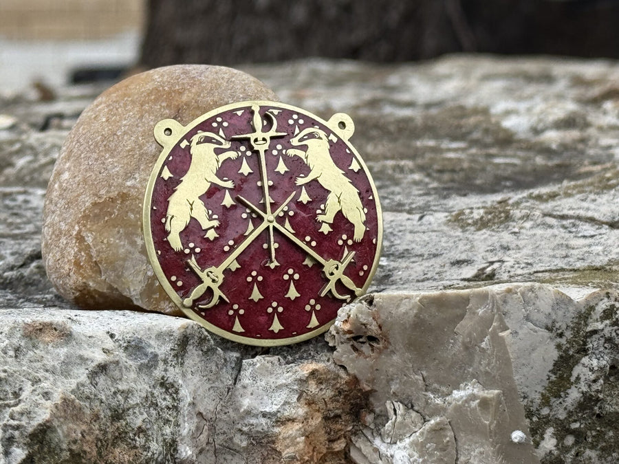 Order of Defense medallion with badgers and ermine spots
