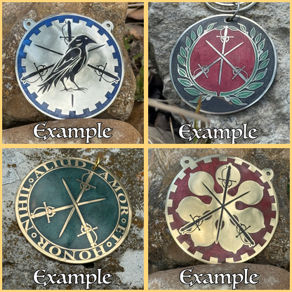 Custom SCA Peerage Medallions