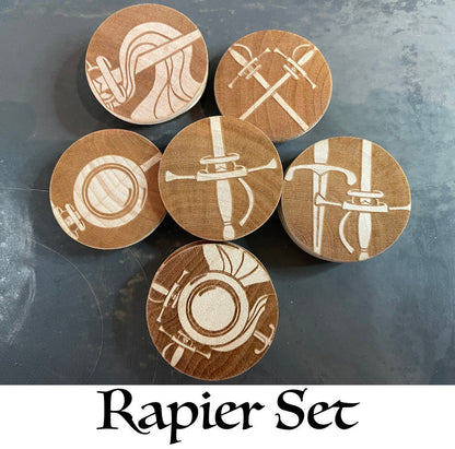 SCA/HEMA Rapier Wood Fight Coins