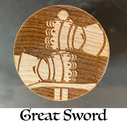 SCA/HEMA Chivalric/Armored Wood Fight Coins